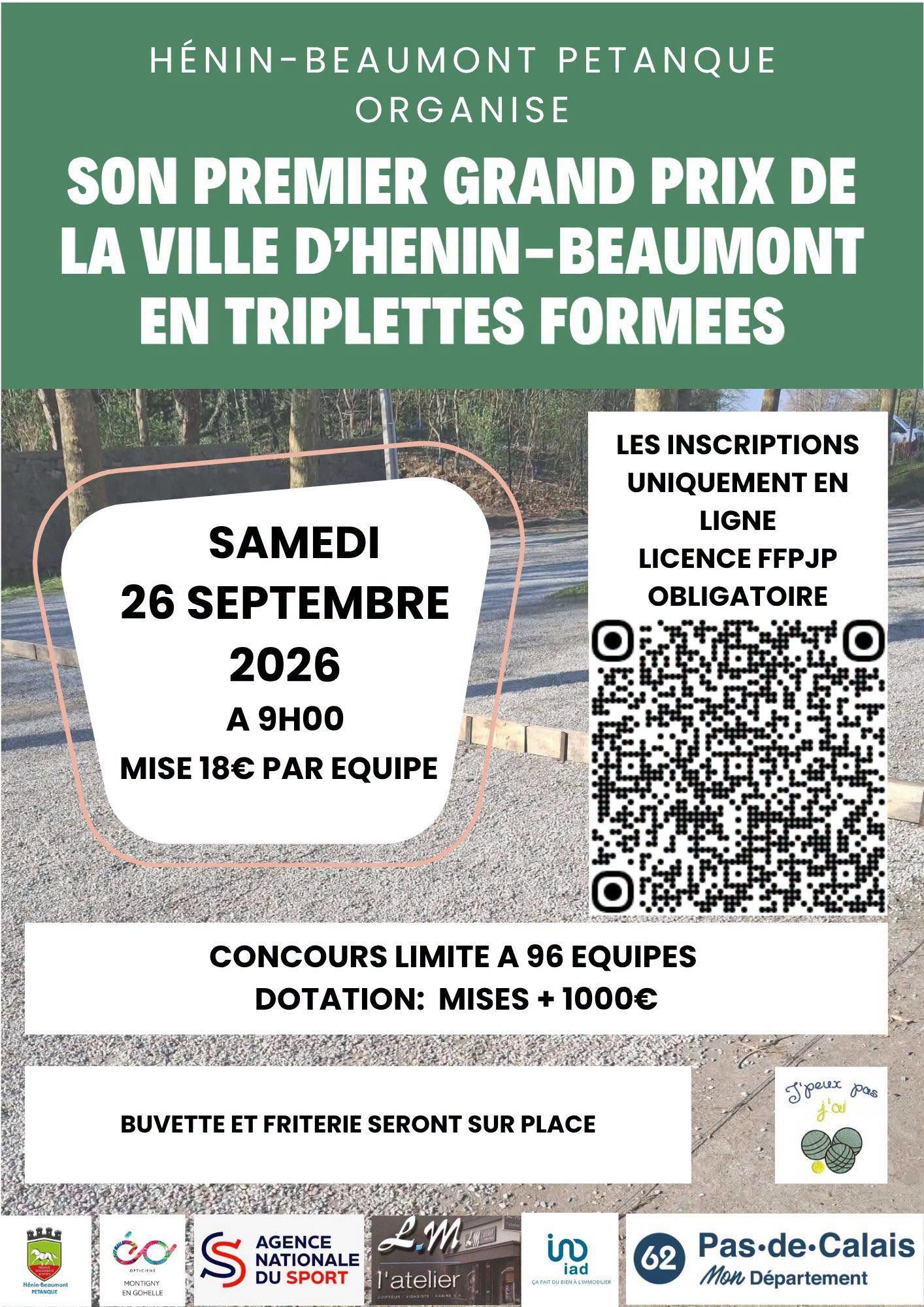 26septembre2026heninbeaumontFRANCE