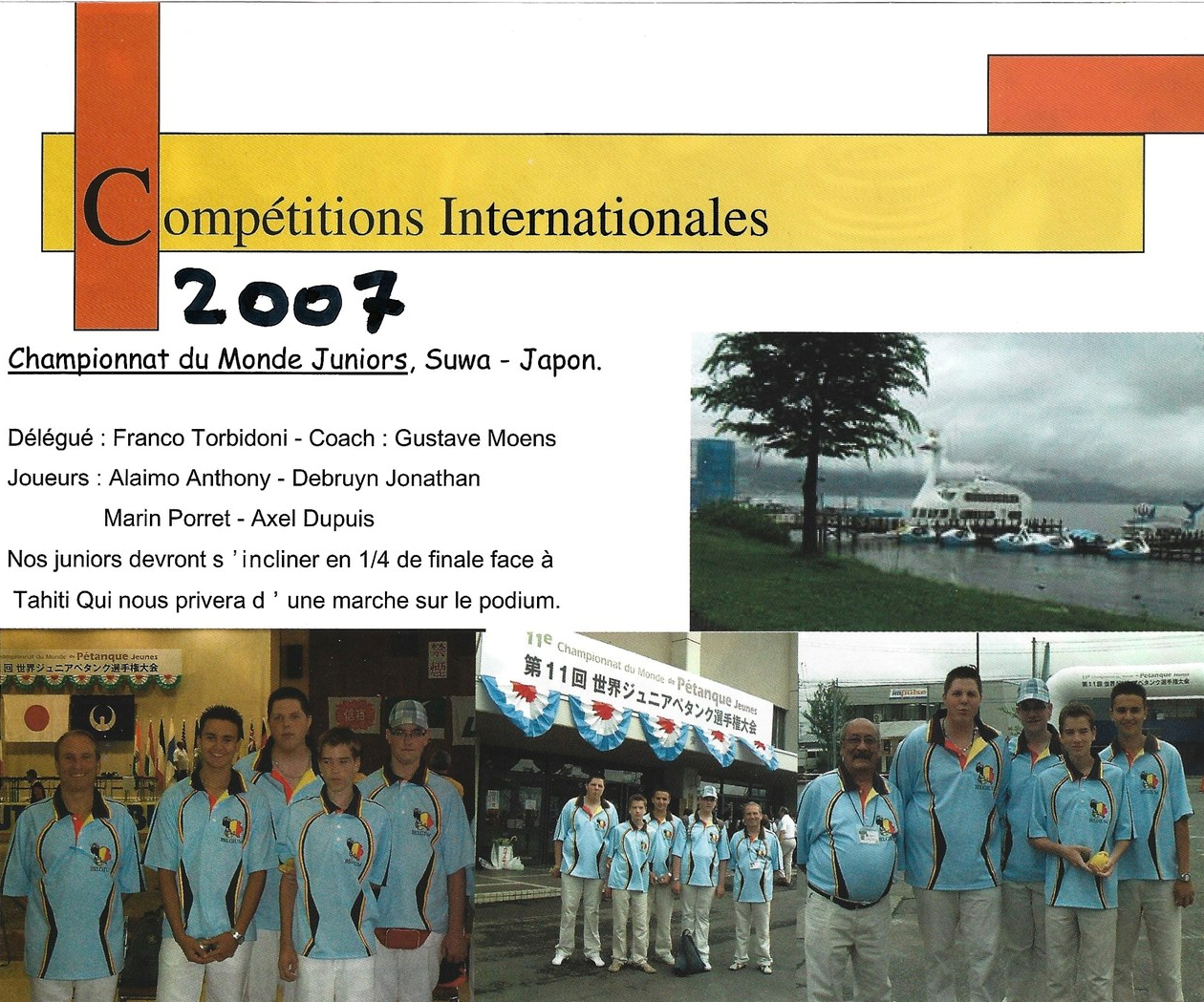 CHP MONDE JUNIORS 2007 SUWA JAPON