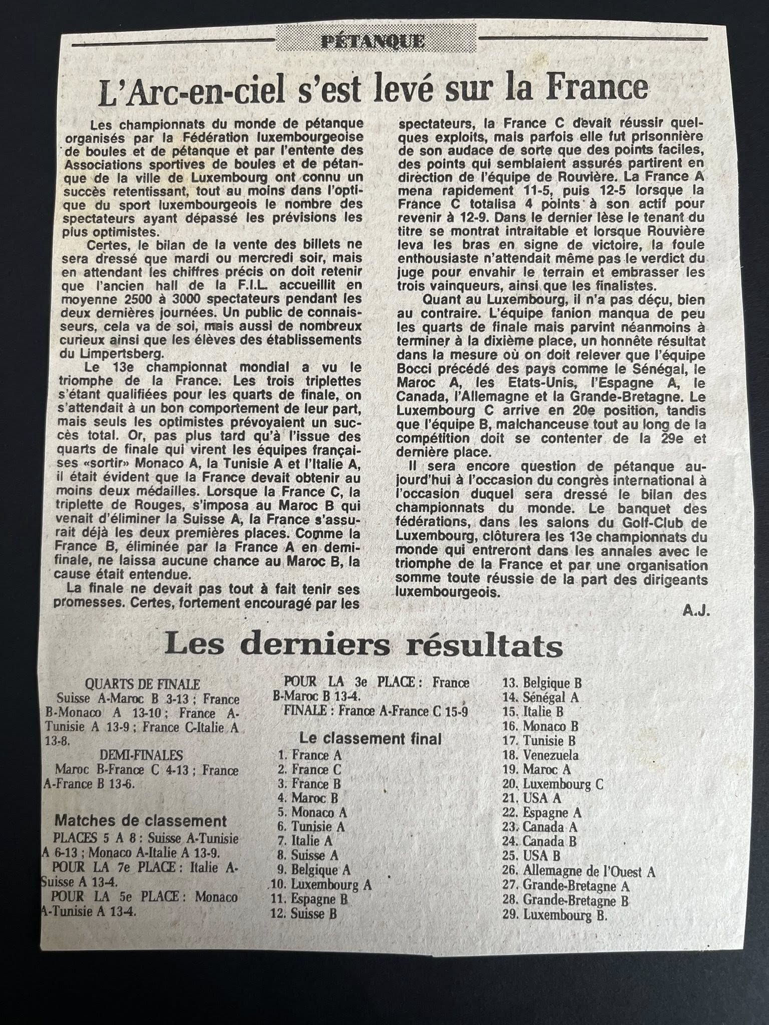 CM 1977 finale France 1 france 3 2